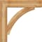 Ekena Millwork Thorton Block Rough Sawn Bracket w/ Offset Brace, Western Red Cedar, 8"W x 36"D x 36"H BKT0806X36X36THR05RWR - alternate 3